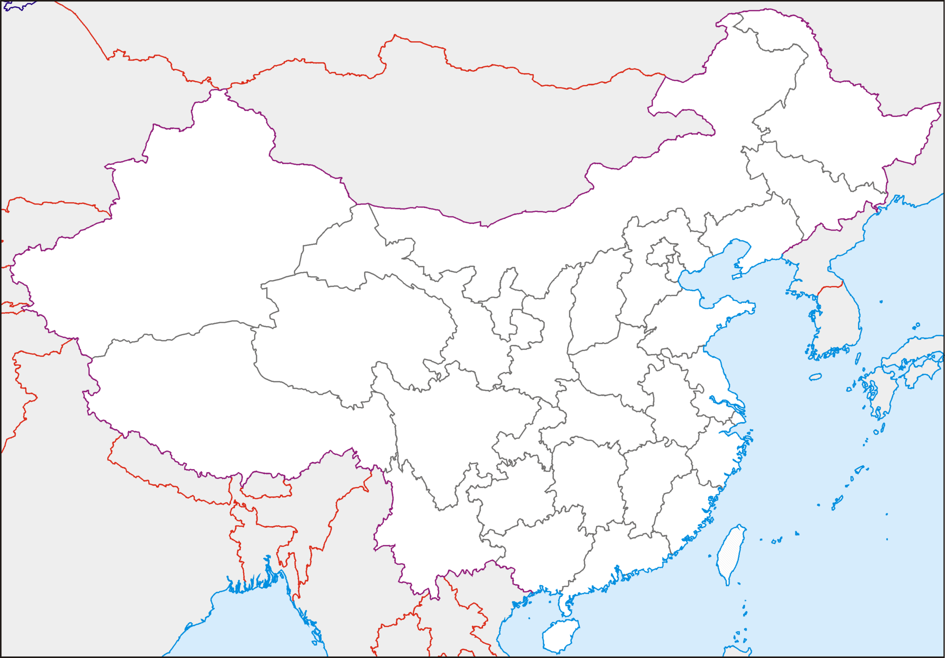 Map of China